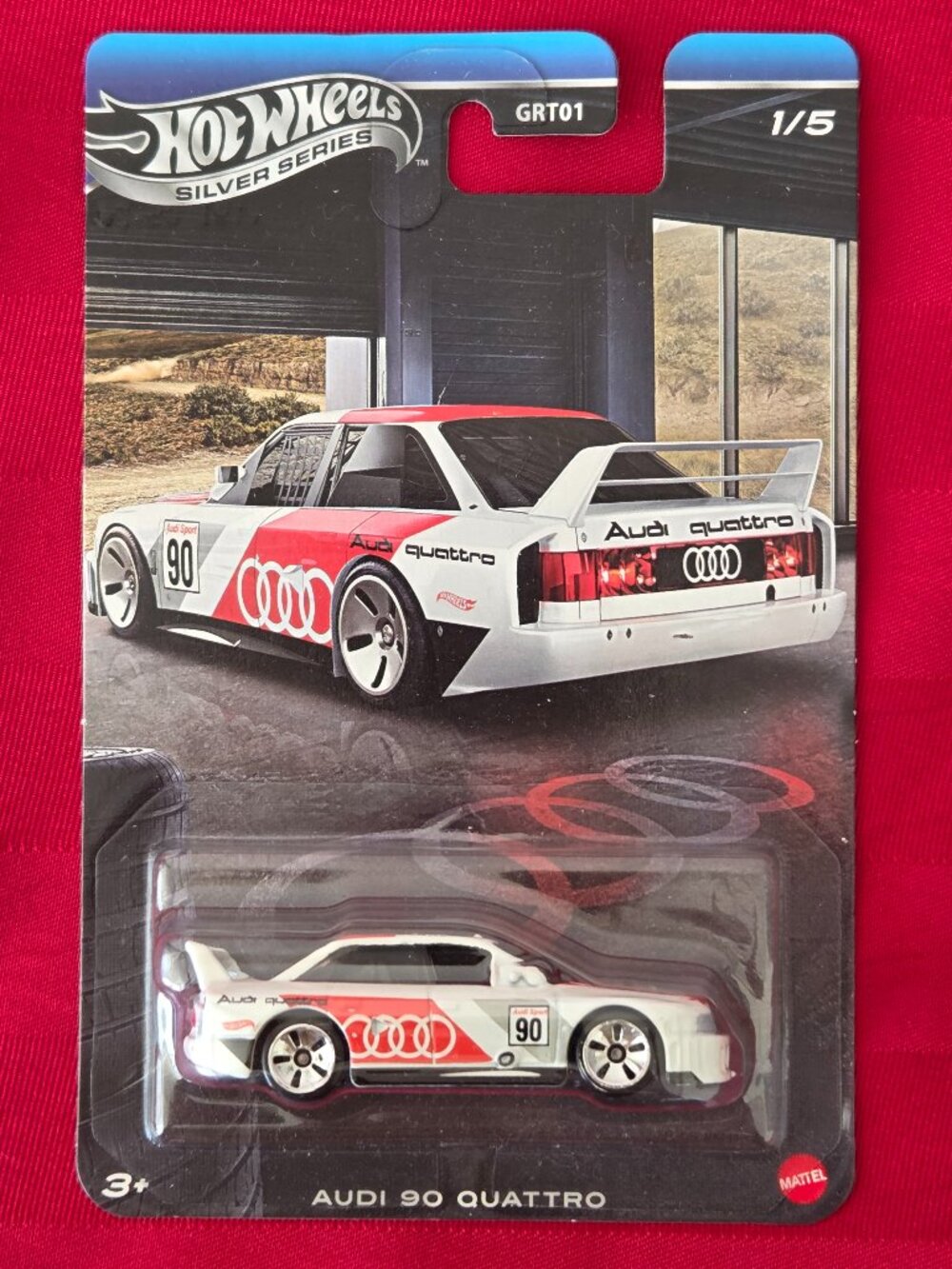2026 HOT WHEELS, SILVER SERIES, AUDI 90 QUATTRO, #1, MINT IN THE PACKAGE!!!